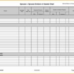 Divorce Assets And Liabilities Worksheet Db excel