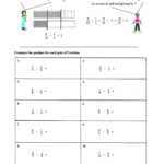 Fraction Bars Sample Worksheets Division
