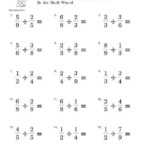 Fractions Test Grade 8 Grade Fractions Worksheets Free Worksheets