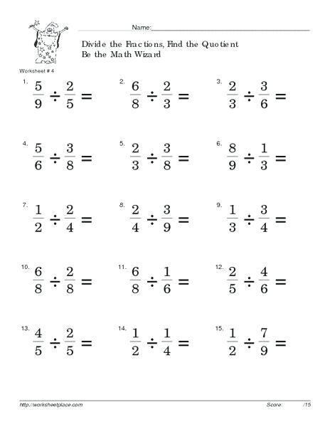 Fractions Test Grade 8 Grade Fractions Worksheets Free Worksheets 
