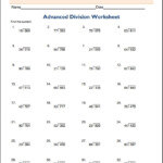Free 5th Grade Division Math Worksheets For Kids