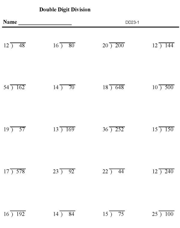 Long Division No Remainders 3 Digit By 2 Digit Worksheets K5 Learning 