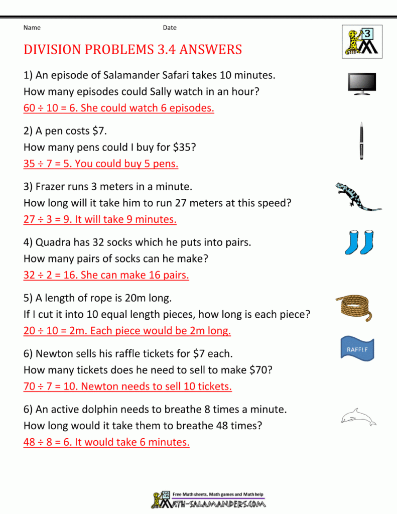 Long Division Word Problems Worksheets Explore Worksheet