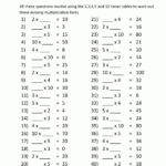 Math Worksheets For Grade 5 4th Grade Math Worksheets Multiplication