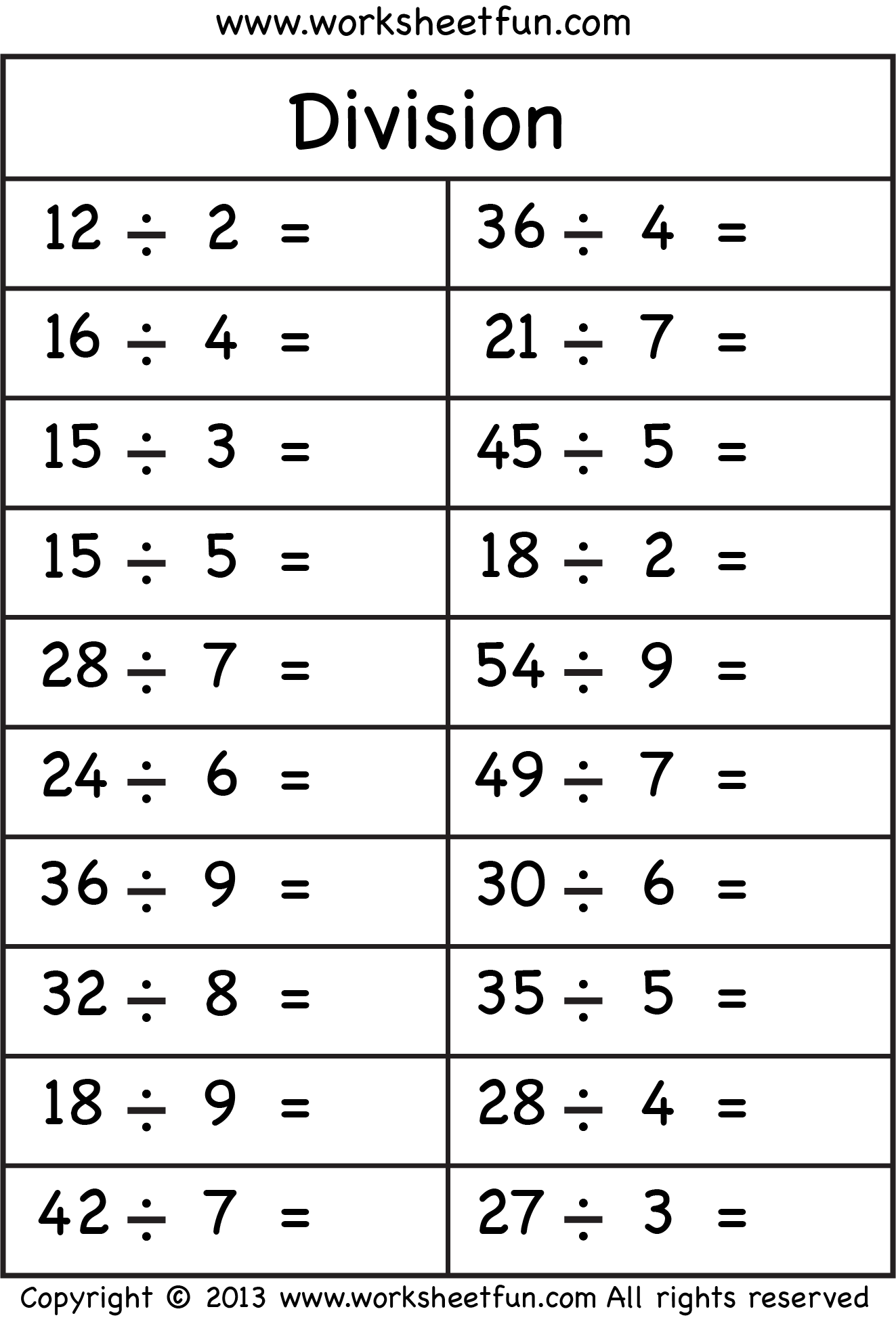 Pin By Rebekka Gu nad ttir On Math Facts Free Printable Math