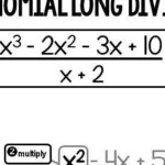 Polynomial Long Division In Algebra 2 Algebra 2 School Algebra Algebra