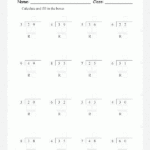 Printable Primary Math Worksheet For Math Grades 1 To 6 Based On The