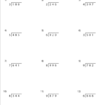 Three Digit Division No Remainders Math Worksheets 3 Digit By 1 Digit