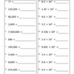 Want Practice Using Scientific Notation Scientific Notation
