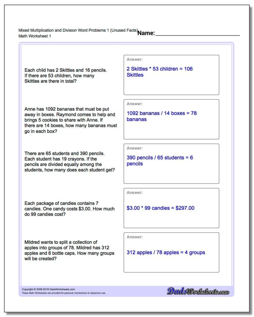 Word Problems