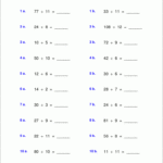 Worksheets For Basic Division Facts grades 3 4