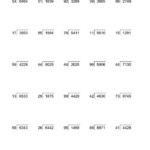 Year 6 Maths Worksheets 4 Digits Division K5 Worksheets Year 6